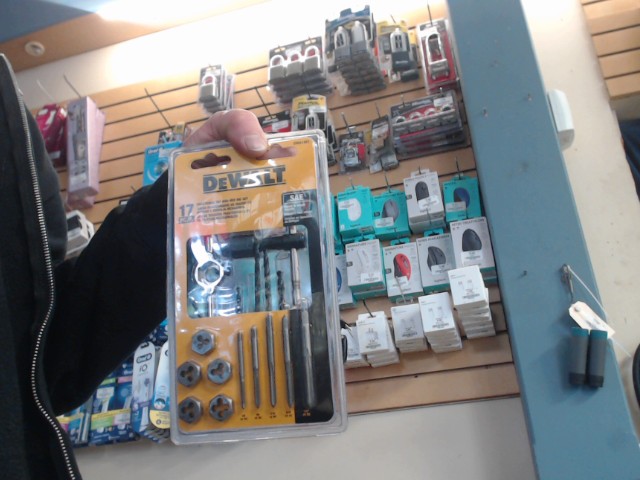 Jeux de 17pc tarauds fractionnels