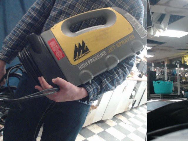 Pressure washer jet sprayer