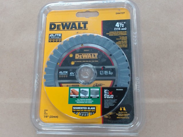 Lame diament� segment� elite 4 1/2 neuf