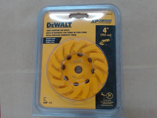 Meule boisseau diamant�e 4po neuf/new