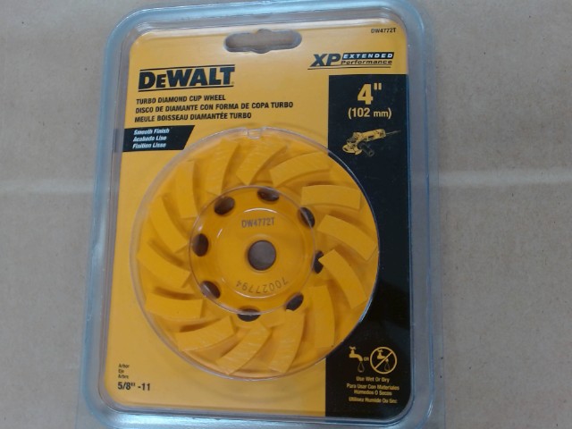 Meule boisseau diament� 4po neuf/new