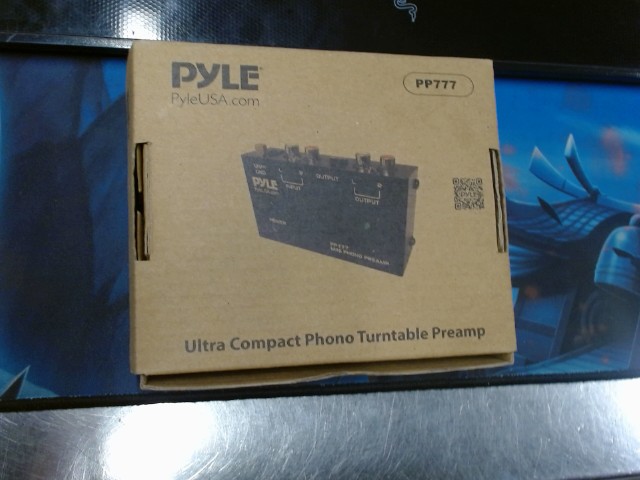 Ultra compact phono turntable preamp