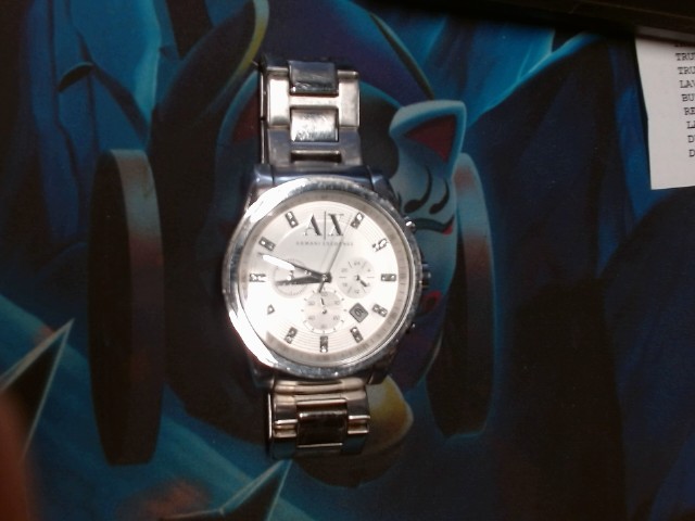 Montre armani exchange silver