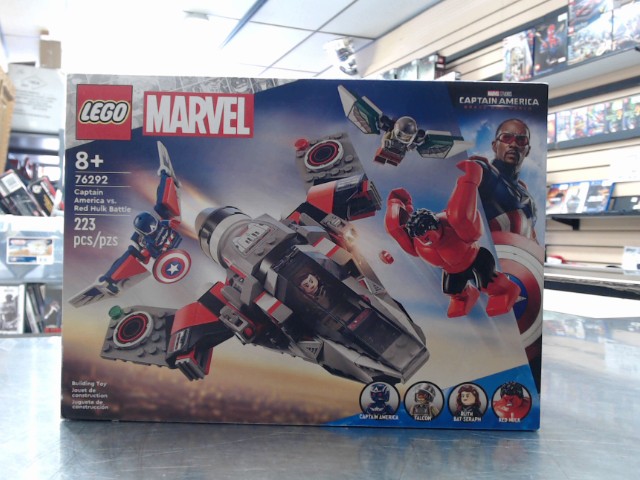 Lego captain america vs red hulk battle