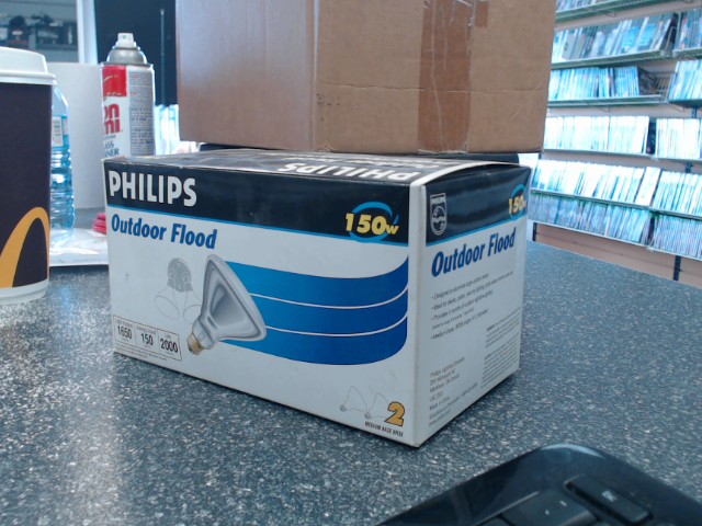 2x spot light philips 150w