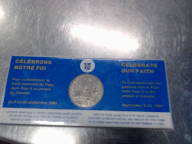 Piece de c�c�bration du pape jean paul 2