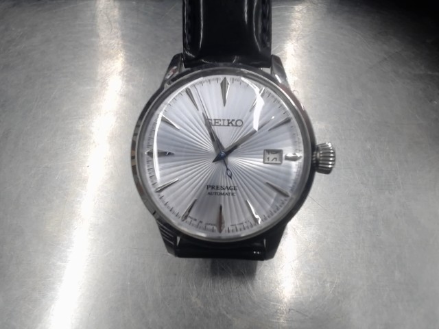 Seiko presage automatique gris noir