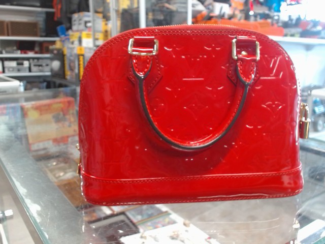 2013 red vermail lv alma + strap