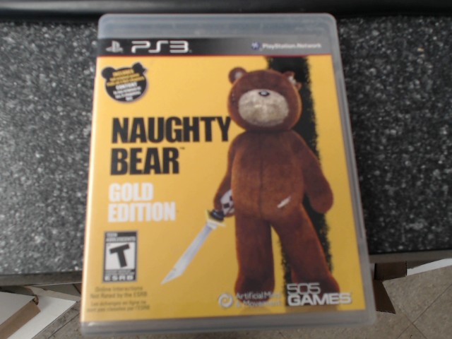 Naughty bear gold edition ps3