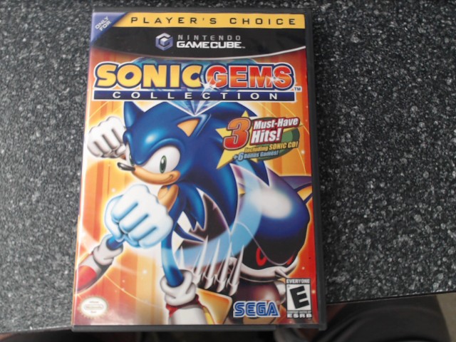 Sonic gems collection gamecube(cib)