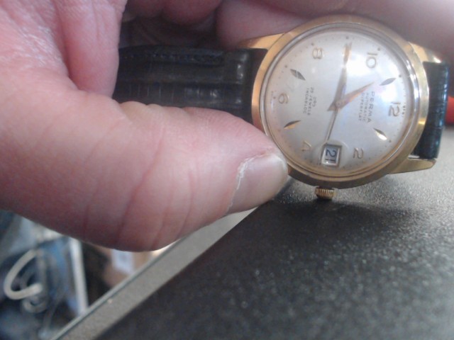 Montre automatique vintage dor�