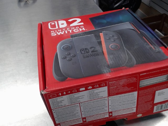 Switch 2 avec joycons et dock boite