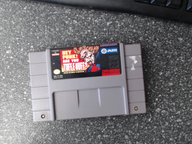Hey punk! are you tuff e nuff? snes