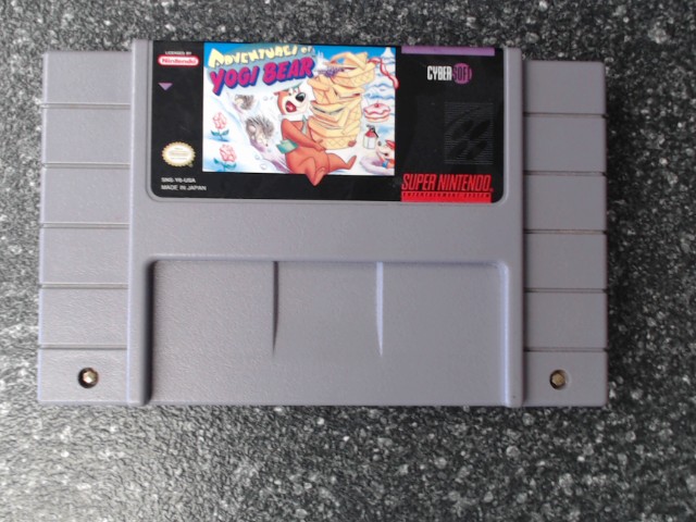 Adventures of yogi bear snes