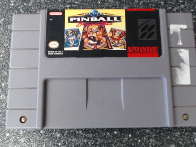 Super pinball behind the mask snes