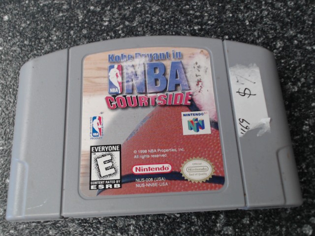 Koby bryant in nba courtside n64