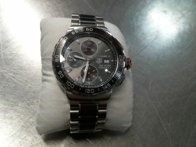 Montre sylver et noir