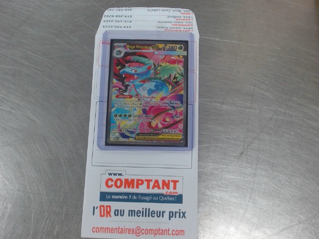 Mega venusaur ex foil gem mint