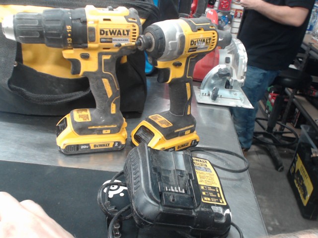 Kit 2 drill avec batterie et chargeur