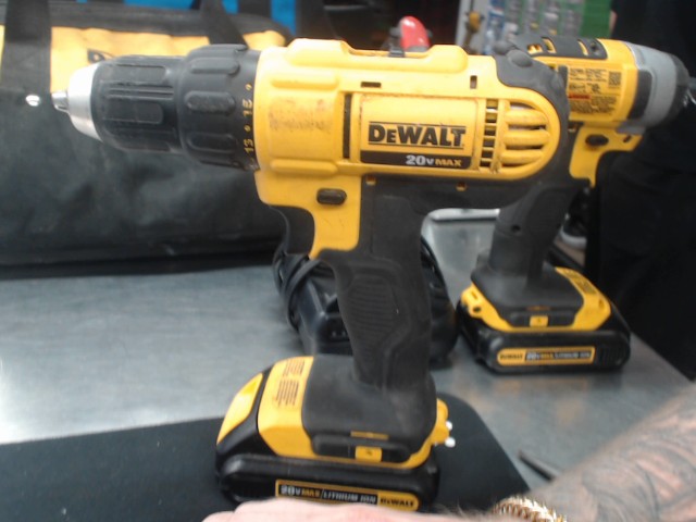 Drill dewalt dcd771 avec batterie 1.3h