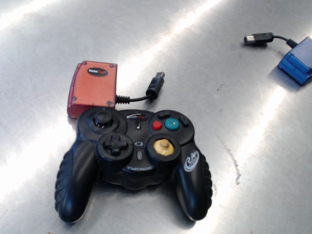 Manette gamecube sans fil noir