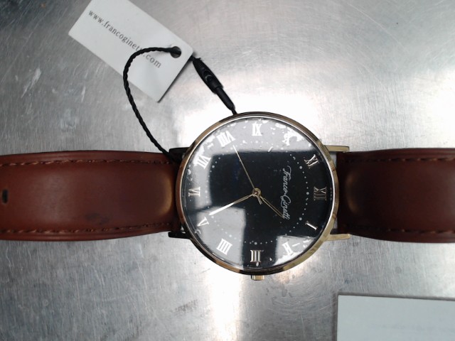 Montre franco ginetti bracelet cuir brun