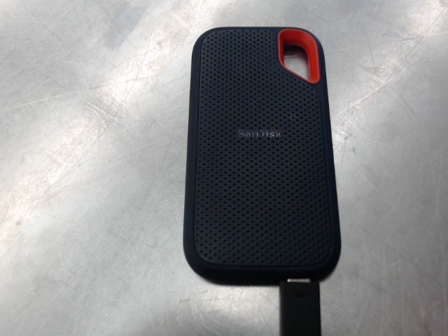 Disque dur portatif ssd 2tb bleu orange