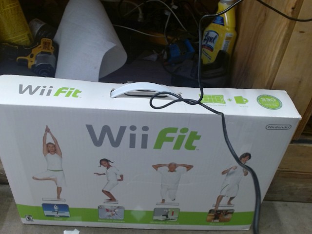 Wii fit board in box
