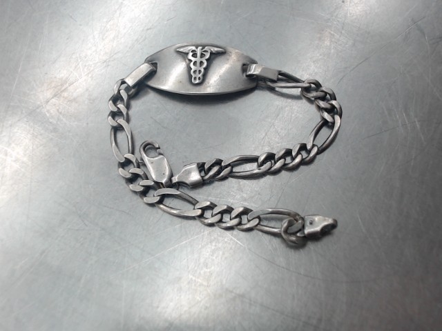 Bracelet en argent medical