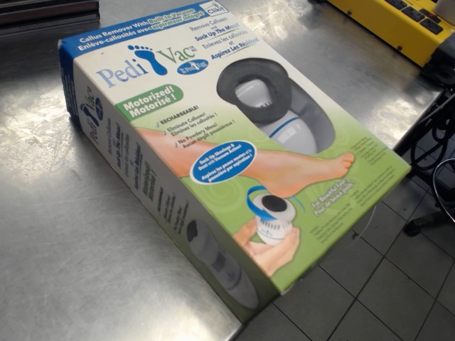 Aspireur de residus pour pied