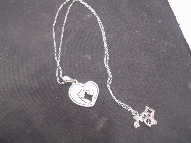 Chainette avec coeur mere & fille 9.25