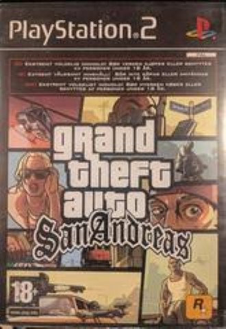 Grand theft auto sanandreas ps2