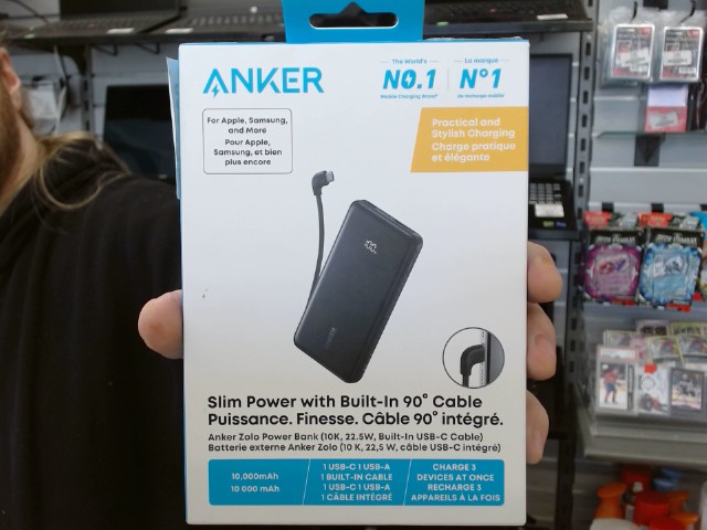 Chargeur portable powerbank noir