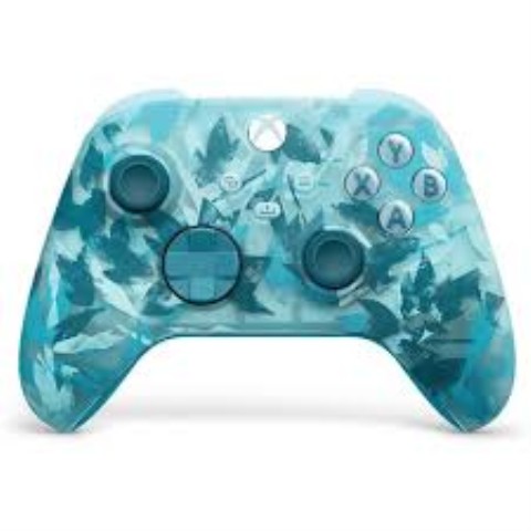 Manette de xbox serie bleu transparent