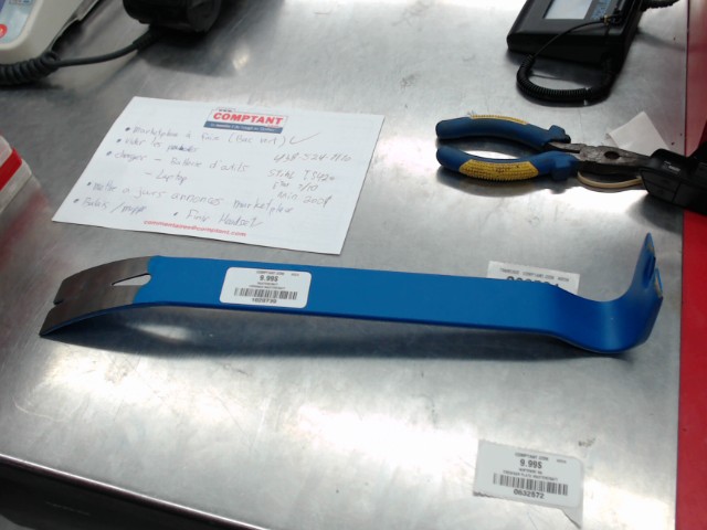 Crowbar plate mastercraft