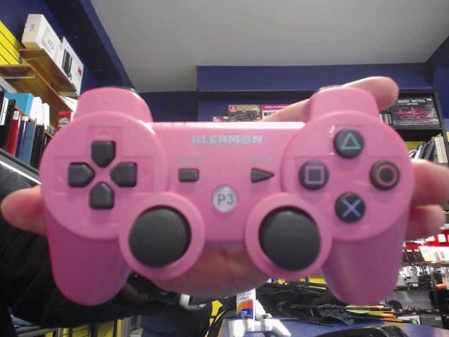 Manette ps3 clone rose