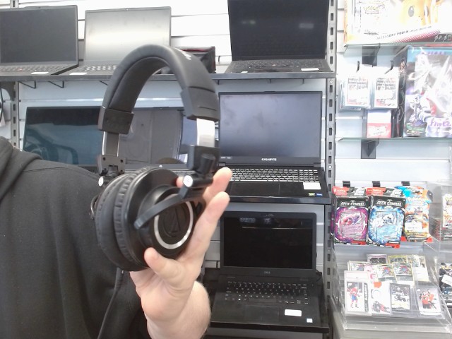 Ecouteur noir avec fil pro dj