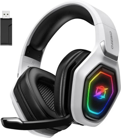 Gaming headset blanc avec bluetooth