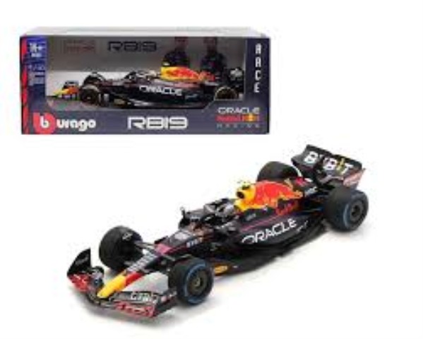Red bull racing figurine burago