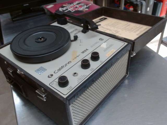 Tourne disque califone