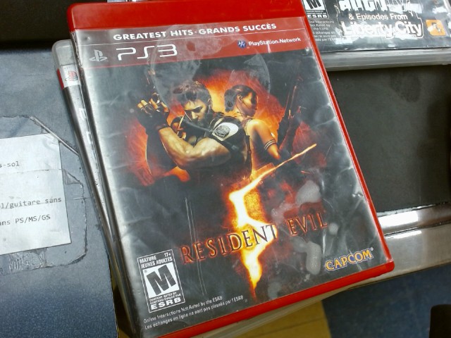 Resident evil 5 ps3