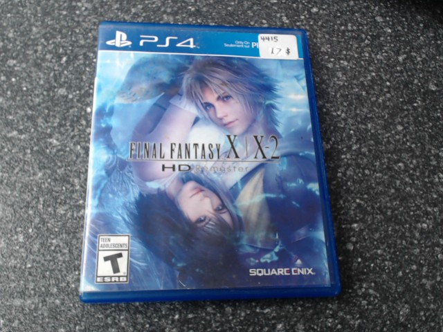 Final fantasy x x-2 hd remaster ps4