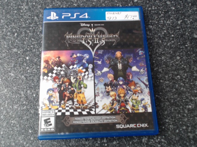 Kingdom hearts hd 1.5+2.5 remix ps4
