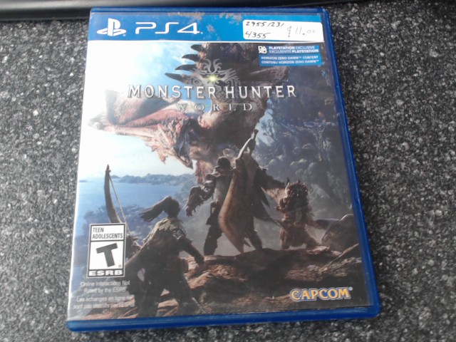 Monster hunter world ps4