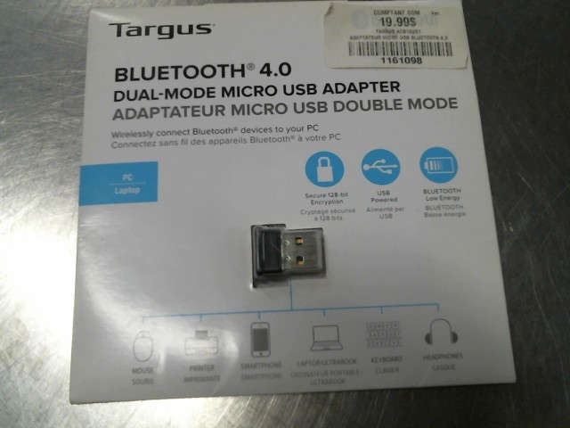 Adaptateur micro usb bluetooth 4.0
