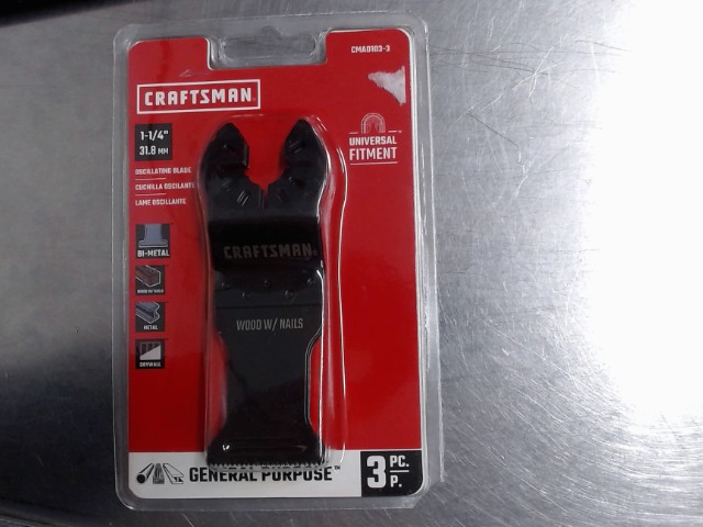 Pack 3 lame oscillante 1-1/4