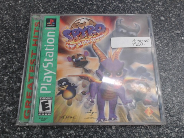 Spyro year of the dragon ps1