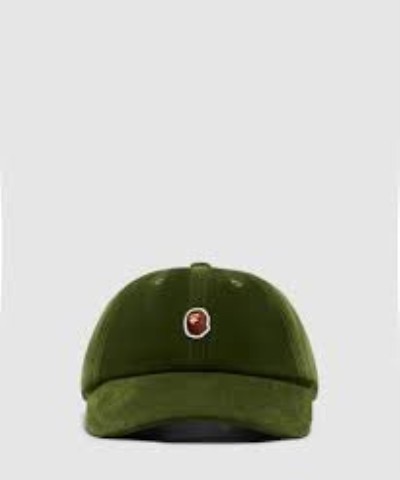 A bathing ape one point cap green new