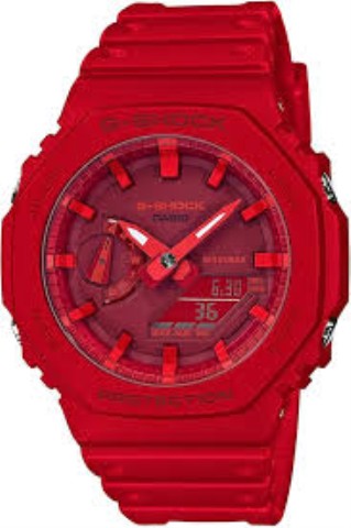 Montre quartz rouge