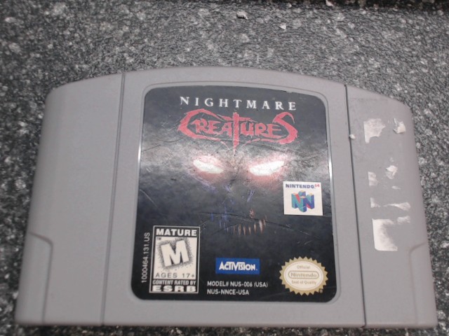 Nightmare creatures n64